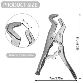 THEshyop Parrot Nose Vise Grip ergonomic handles reduce fatigue during use