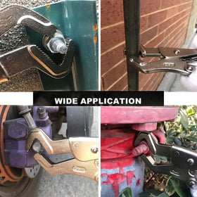THEshyop Parrot Nose Vise Grip clamps metal securely during welding