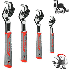 THEshyop self-locking wrench 6-inch close-up for secure one-handed operation