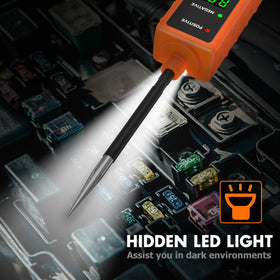 THIKPO TK60pro polarity testing highlights red and green indicators for accurate connections.