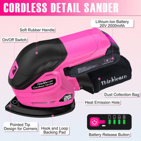 ThinkLearn dust outlet with reinforced O-ring reduces dust spray.