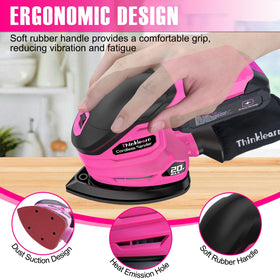 ThinkLearn ergonomic rubber-grip handle reduces fatigue during use.
