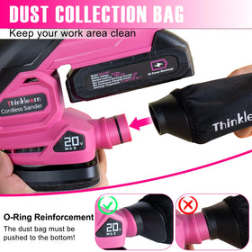 ThinkLearn sandpaper set in 60/80/120 grit for various tasks.