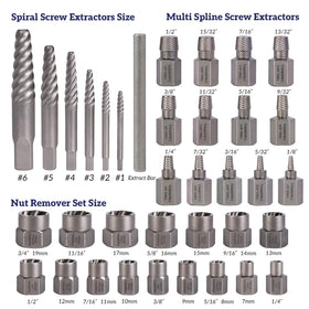Double-head stud extractor shown with wrench for direct removal