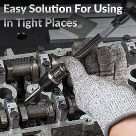 Thinkpro multi-tool tap socket doubles as a reamer guide and screw extractor.