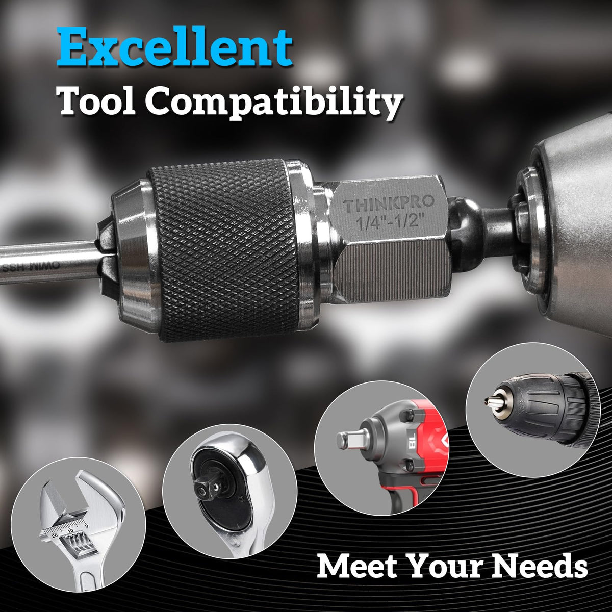 Includes threading lubricant and size chart for quick setup.