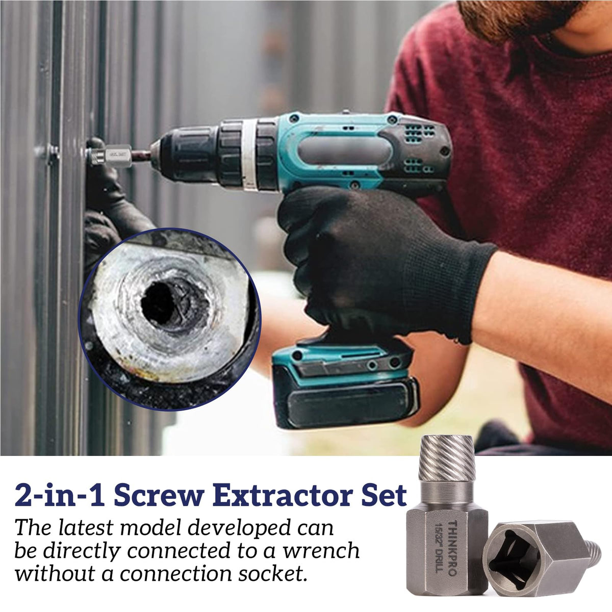 Sizes engraved for quick identification while working
