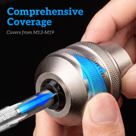 ThinkPro tap-socket-set low-profile design enables access to tight spaces.