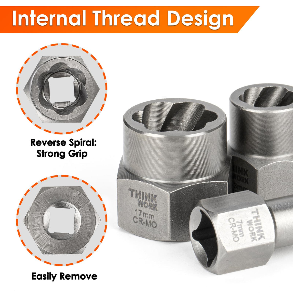 Thinkwork 41Cr Chrome Steel extractors resist wear for tough jobs