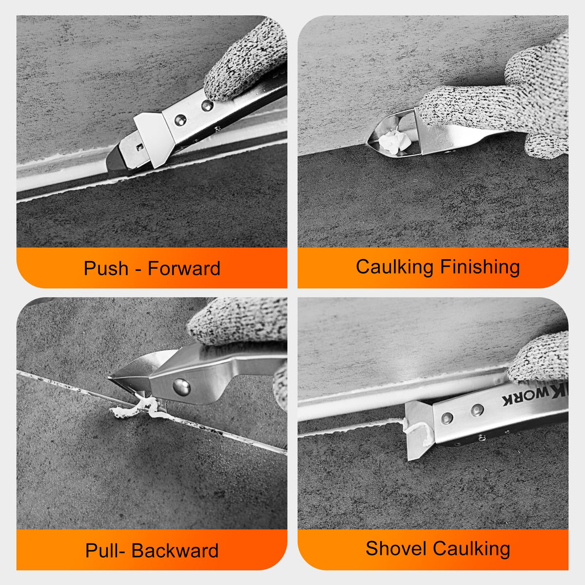 Thinkwork compact handle enables comfortable use in tight spaces