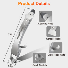 Thinkwork silicone spreader smooths new grout for clean joints