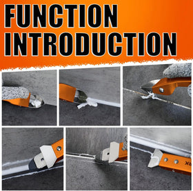 THINKWORK Caulking Tool Kit tile joint scraper cleans tile joints efficiently.