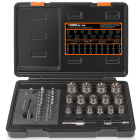 THINKWORK damaged-screw-extractor-set front view for durable fastener removal