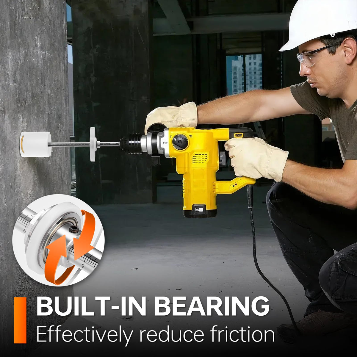 THINKWORK HHS blades cut PVC, ABS, and wood smoothly.