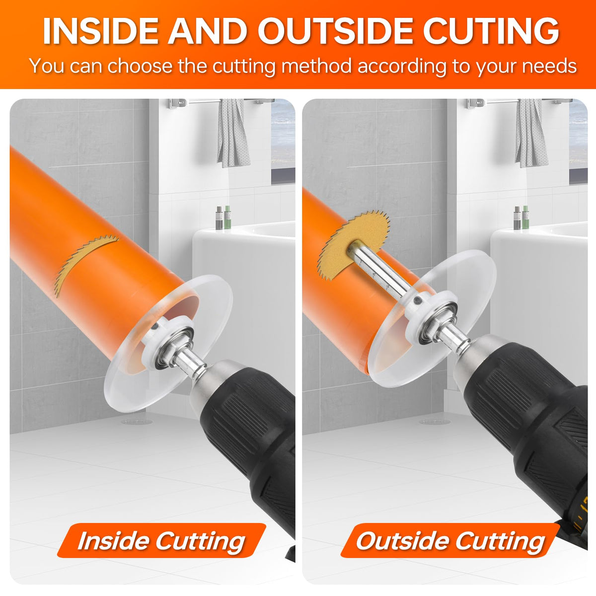 Thinkwork large guide disk enables stable alignment during cuts.