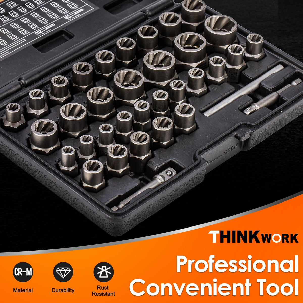 Thinkwork compact kit ready for on-site bolt removal