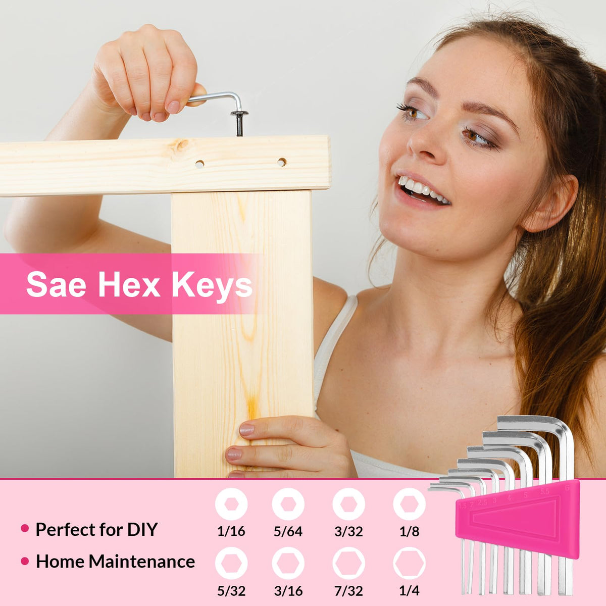 THINKWORK Pink Tool Set precision screwdrivers for delicate work