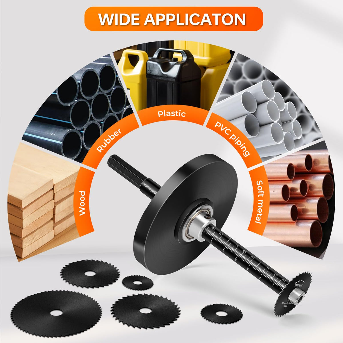 THINKWORK pipe cutter kit fits into tight spaces and installations.