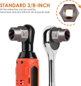 THINKWORK square drive adapter compatible with hand, air, or power tools for versatility.