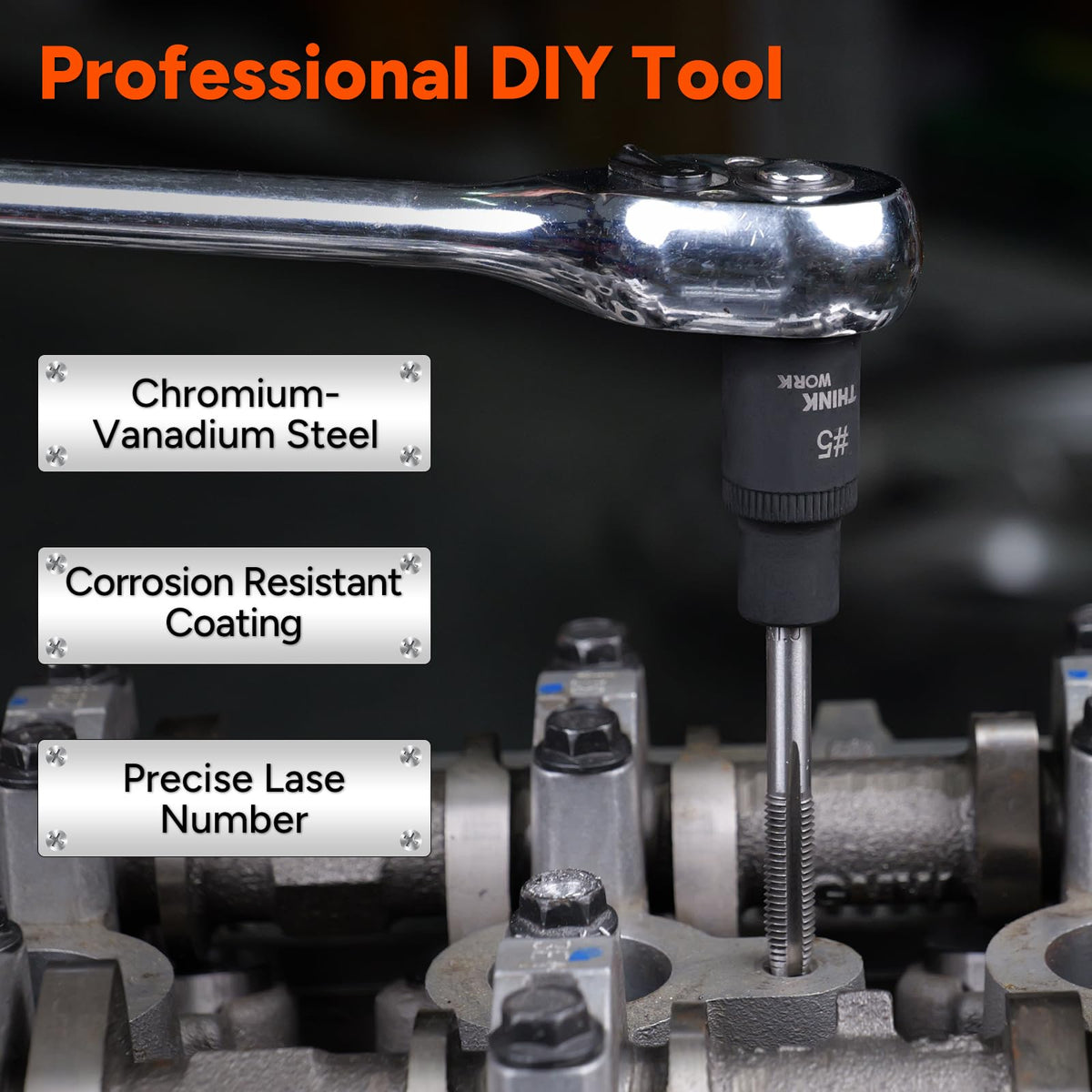 ThinkWORK precise design aids alignment and efficient tapping in practice.