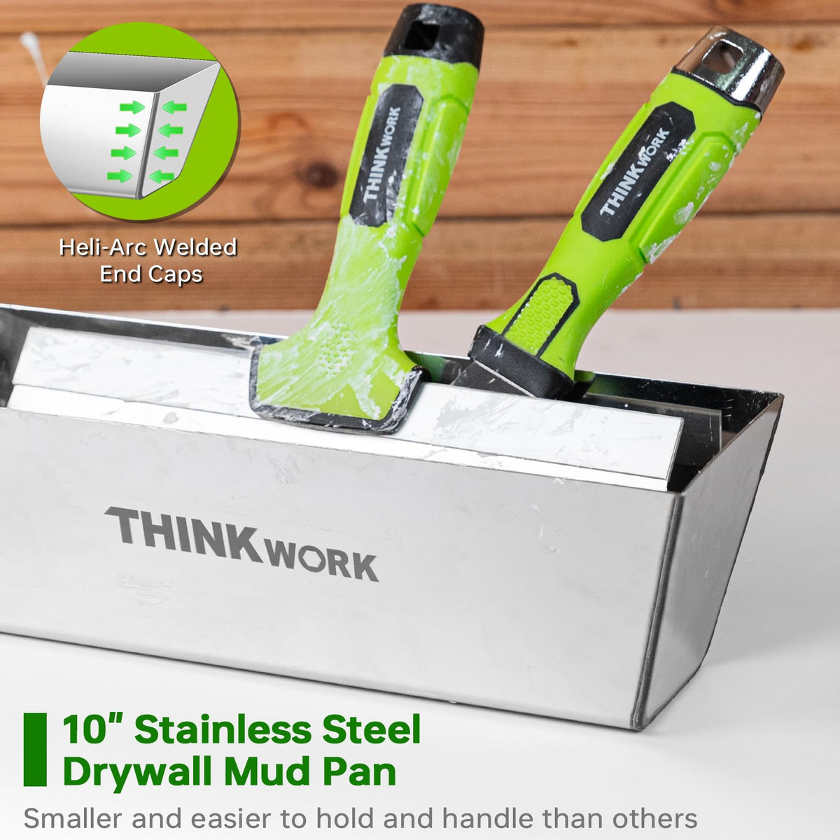 Thinkwork 8in tape knife shows precision cutting for seams