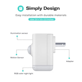 ThirdReality night light detects motion to illuminate pathways softly