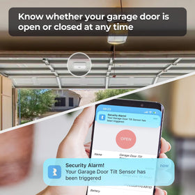 ThirdReality tilt sensor with adjustable sensitivity suits different garage door habits.