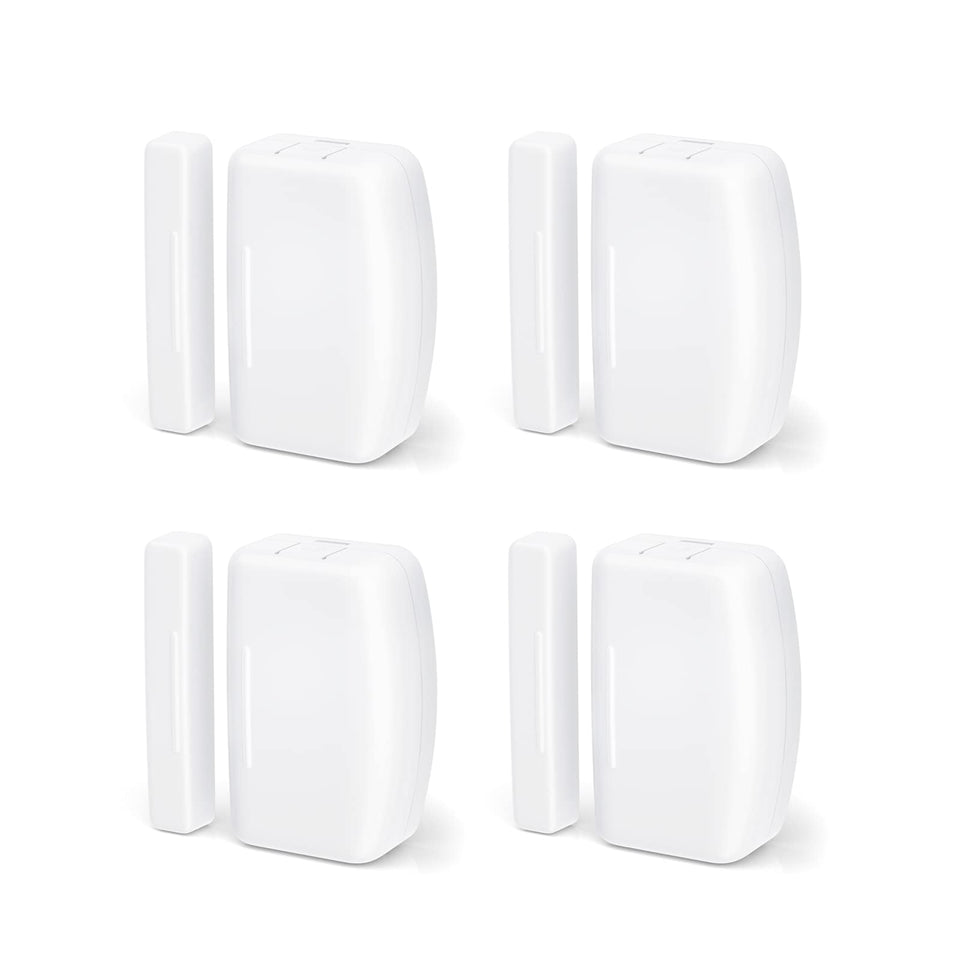 THIRDREALITY Zigbee door sensor mounted on front door for reliable status updates