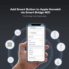 ThirdReality ZigBee button integrates with hubs for smart home scenes and updates.