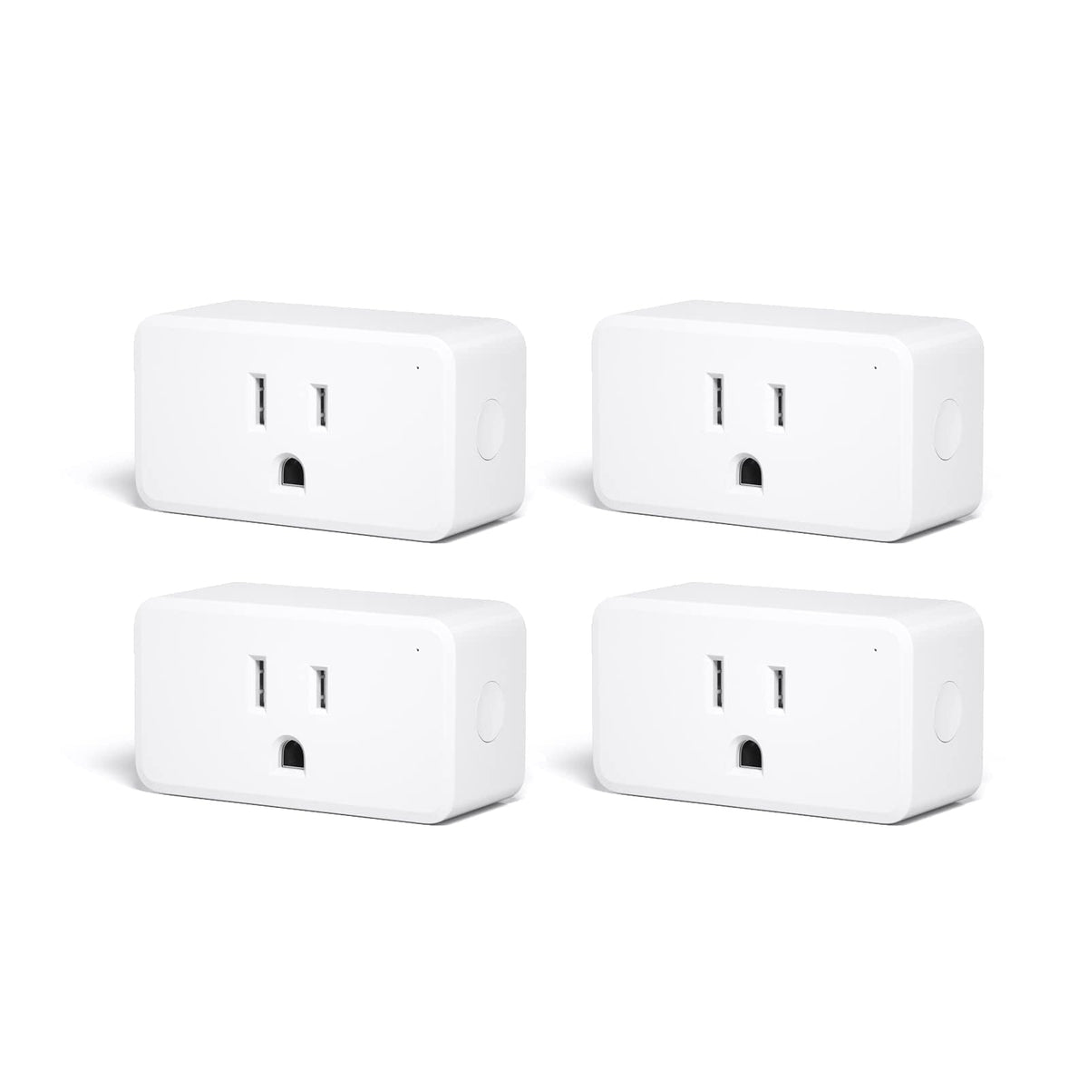 ThirdReality ZigBee Smart Plug 4-pack in-wall outlet for space-saving power control.