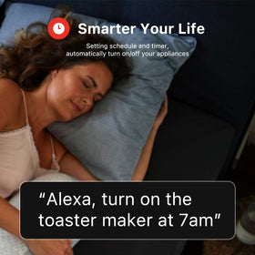 ThirdReality plug supports voice control with Alexa and Google Assistant.