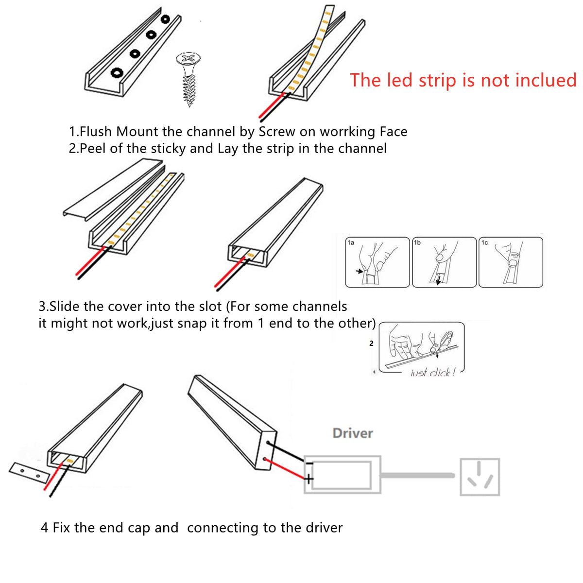 THMOOTHER aluminum track under cabinet provides sturdy, low-profile light support.