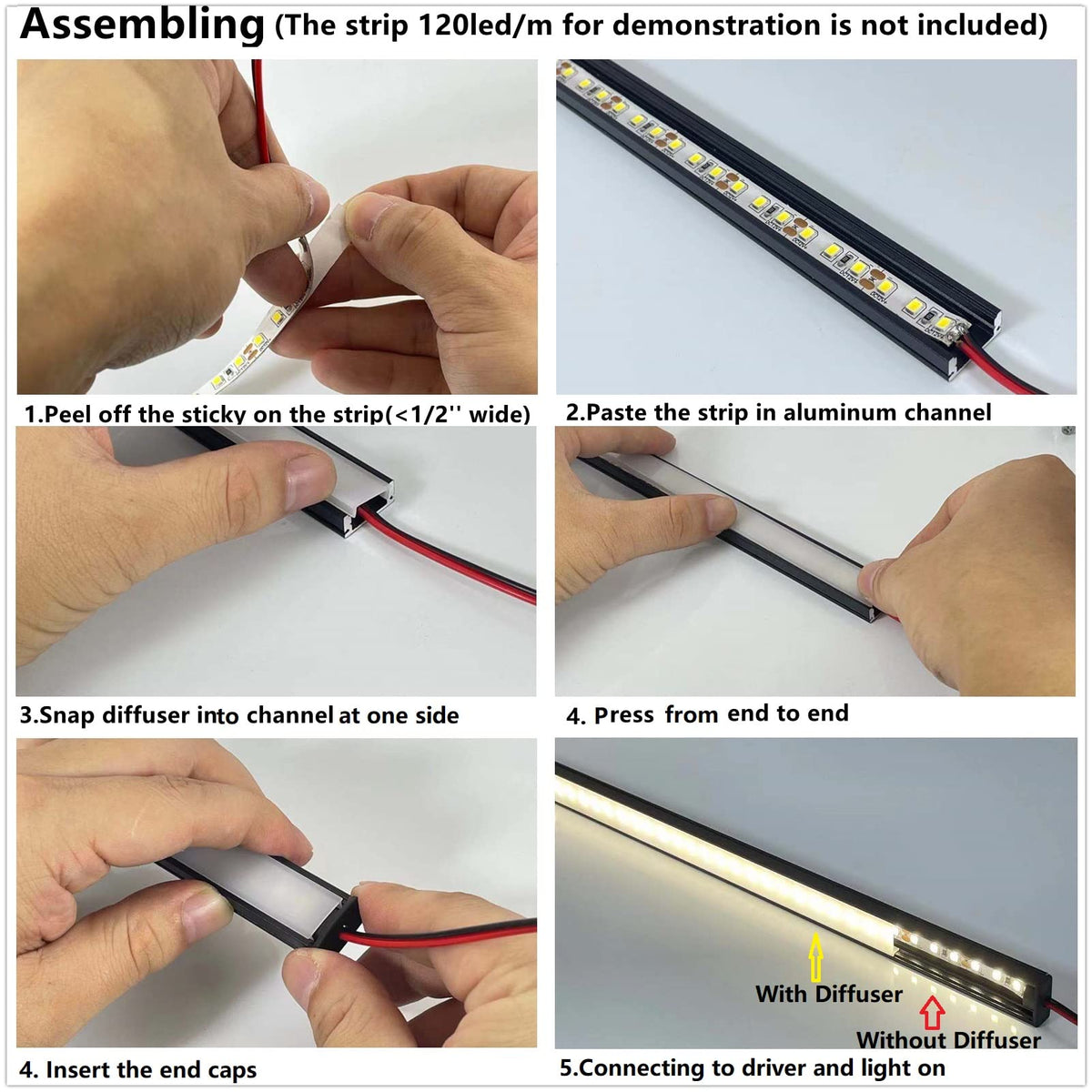 THMOOTHER channel holds strips under 12.4mm with wide compatibility