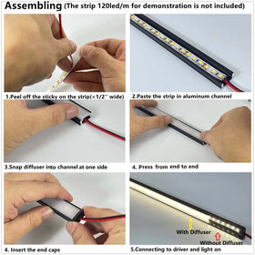THMOOTHER channel holds strips under 12.4mm with wide compatibility