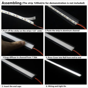 THMOOTHER LED tape compatibility supports 5050, 5630, 2835 formats