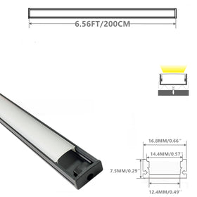 THMOOTHER milky diffuser snapped into channel for even light and dust protection
