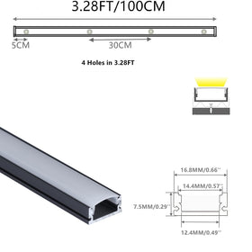 THMOOTHER milky diffuser snaps into the channel for even, protected illumination.