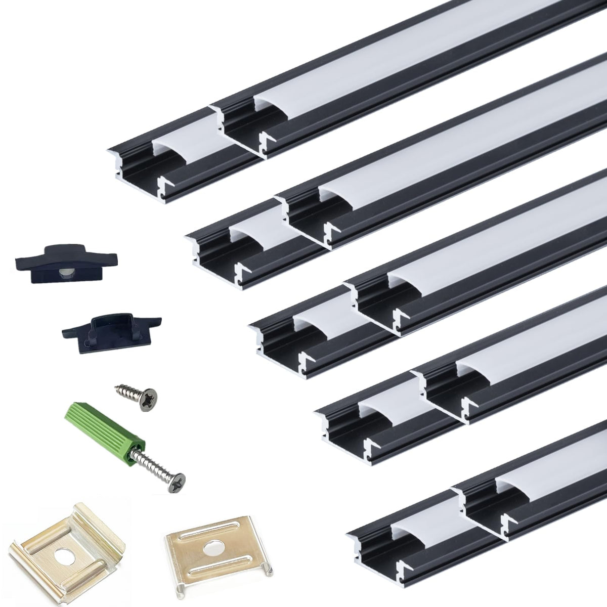 THMOOTHER recessed channel diffuser for flush wardrobe lighting with clean lines