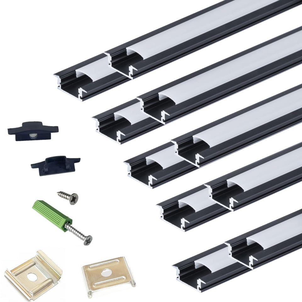 THMOOTHER recessed channel diffuser for flush wardrobe lighting with clean lines