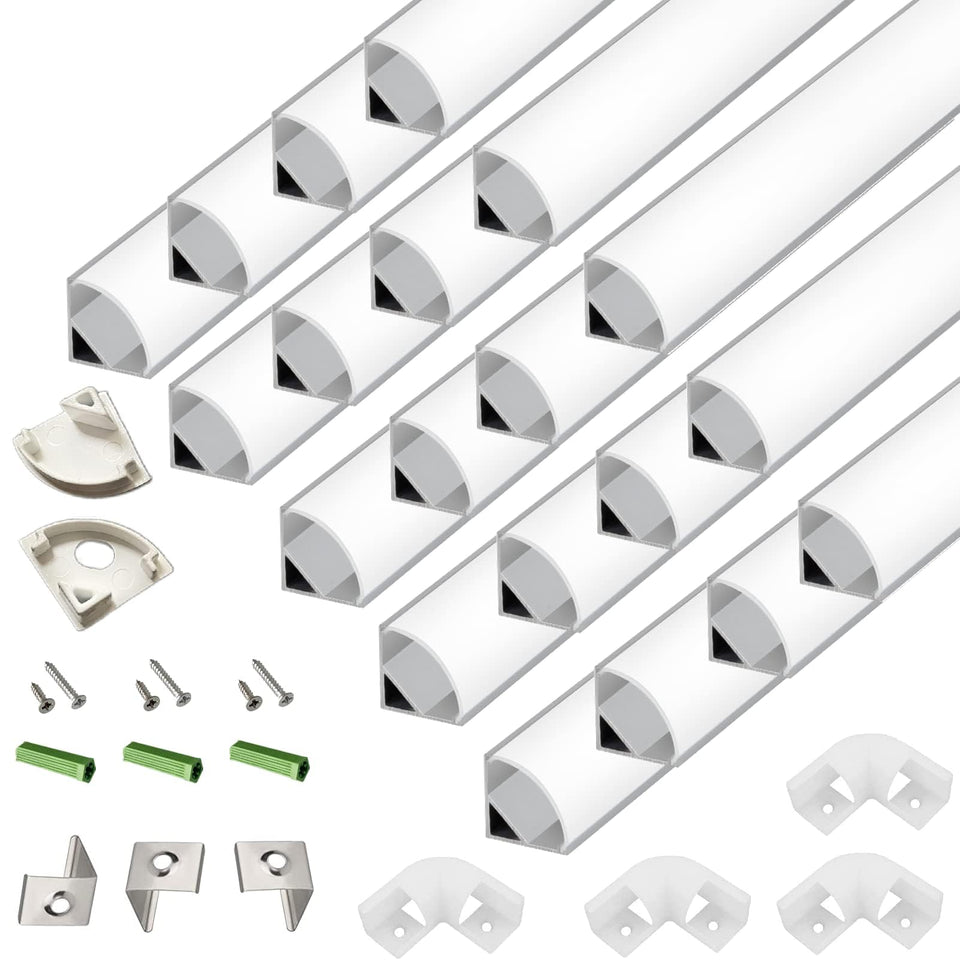 THMOOTHER V shape LED strip channel for clean, professional installations.