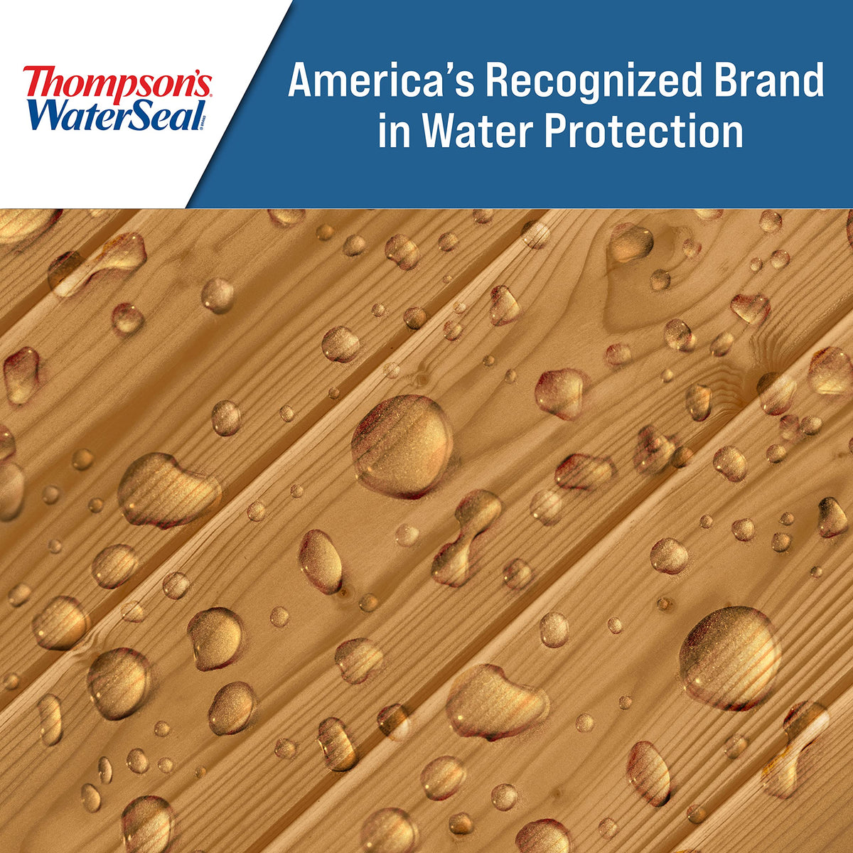 Waterproofing wood stain protects against moisture while enhancing natural grain with subtle color.