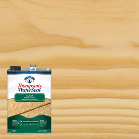 Thompson's WaterSeal applied with a brush on wood for even protective coverage