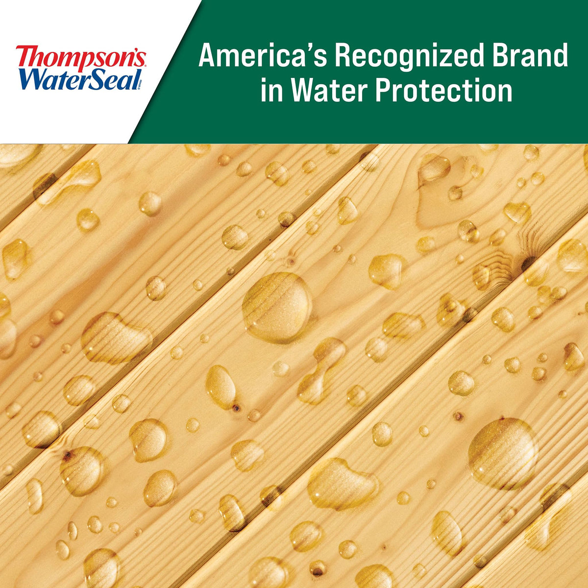 Thompson's WaterSeal cleanup is easy with soap and water after sealing