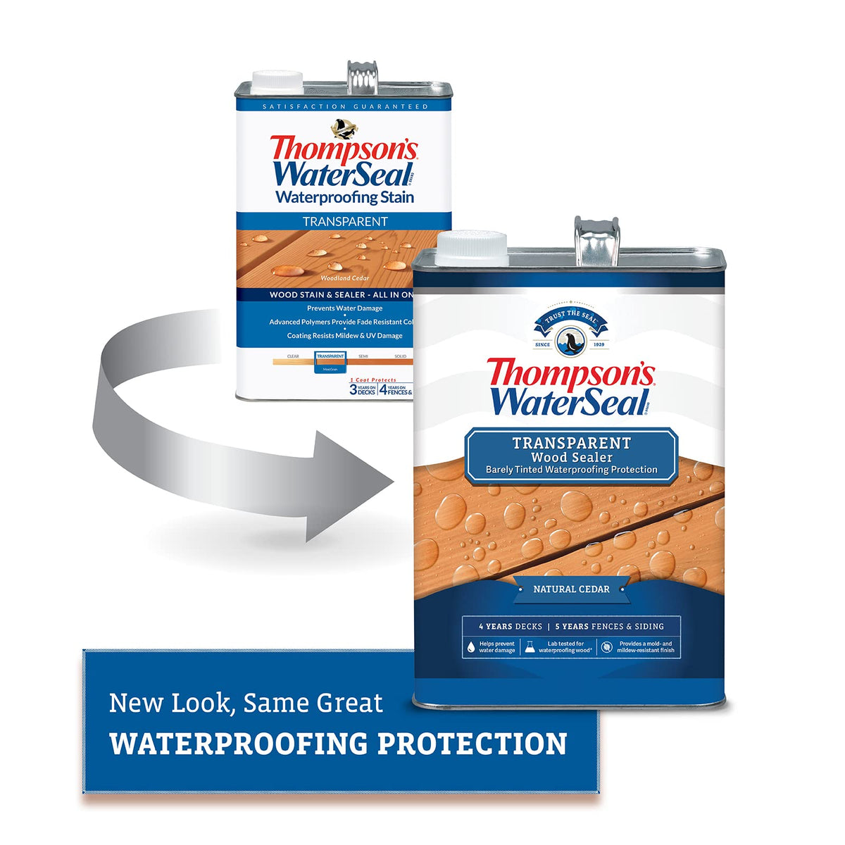 Close-up of Thompson's WaterSeal showing fade-resistant color preserving texture.
