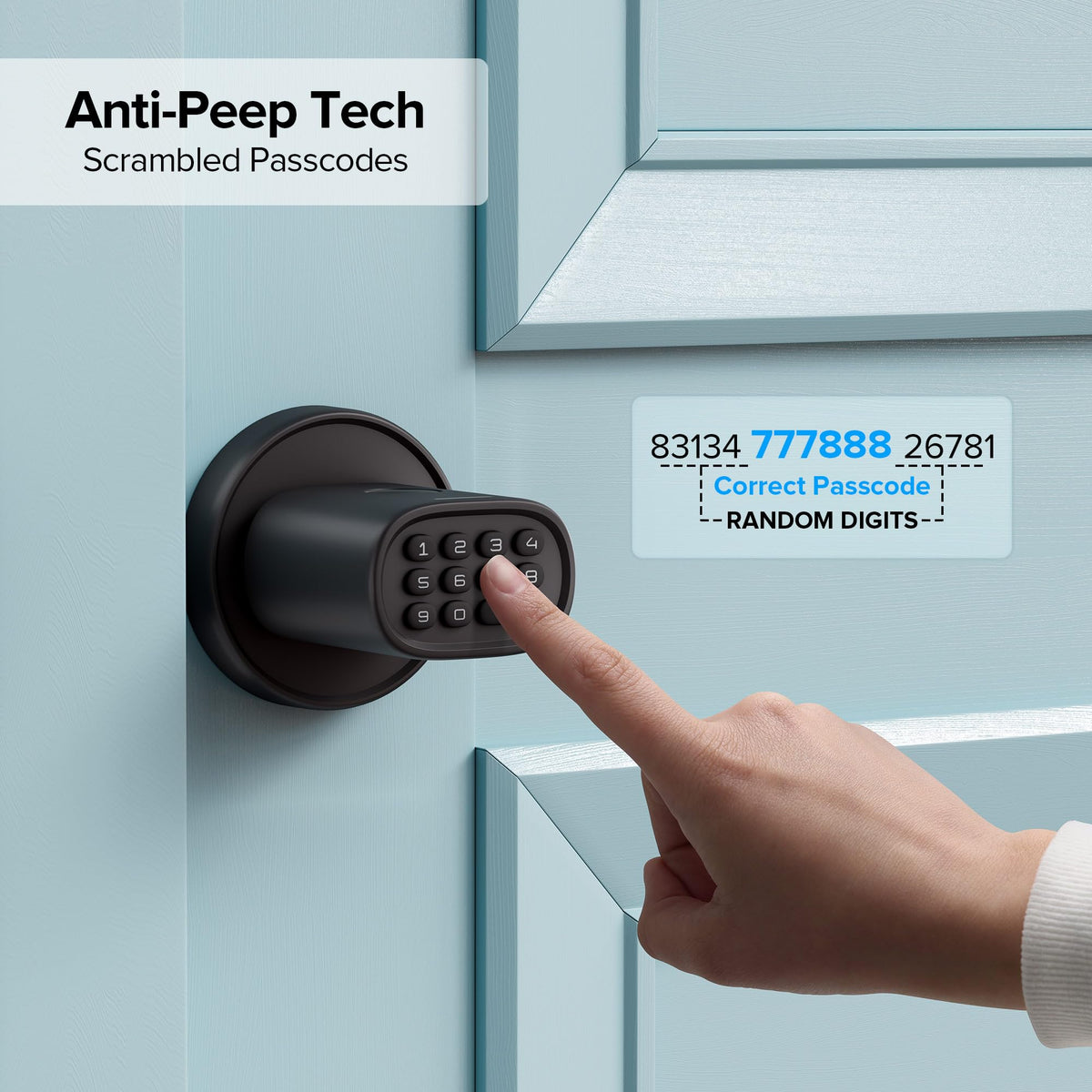 ThorBolt ergonomic handle design highlights comfortable grip even with wet hands.