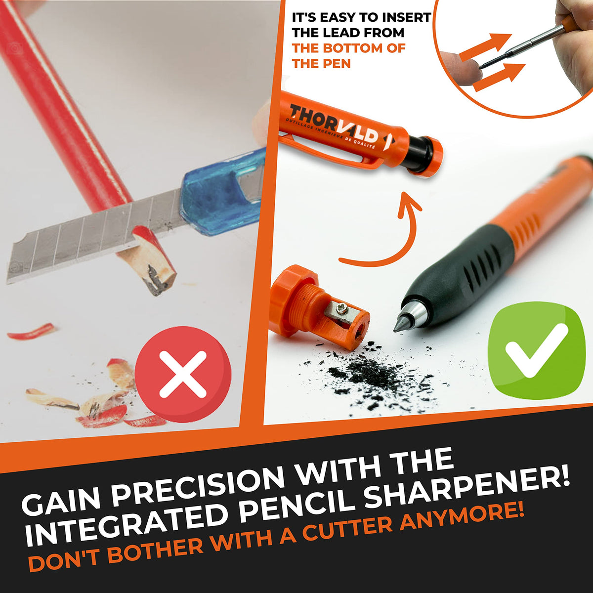THORVALD 2 six-in-one tool combines essential carpentry functions.