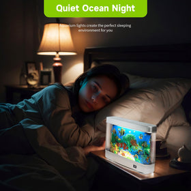 Thosolth bedroom decor aquarium lamp with serene sea visuals