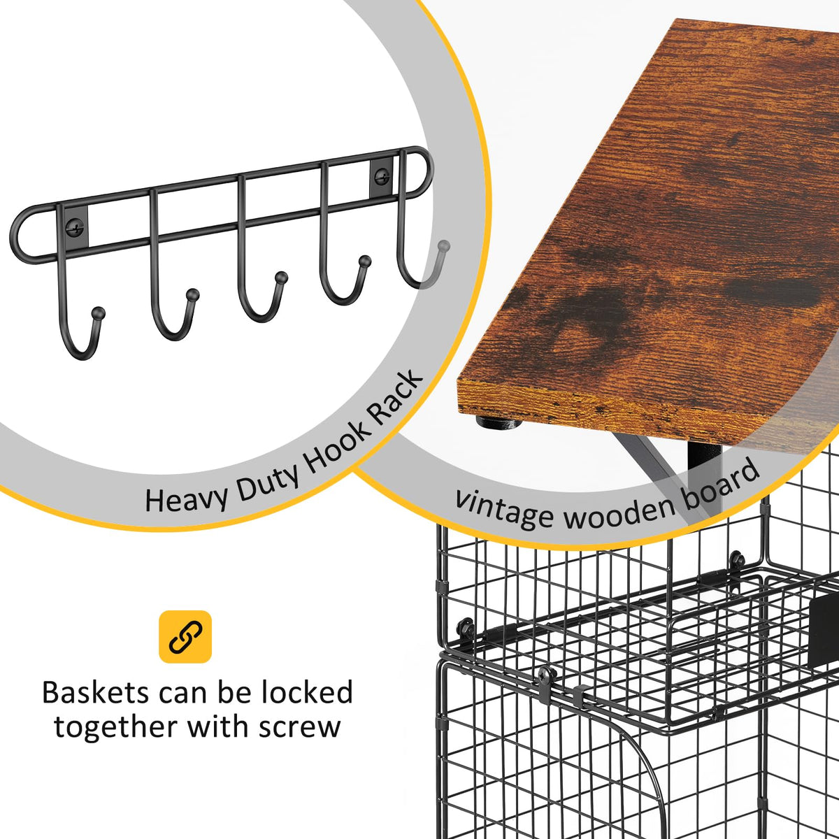 ThreeHio versatile storage for garage, kitchen, garden, or laundry