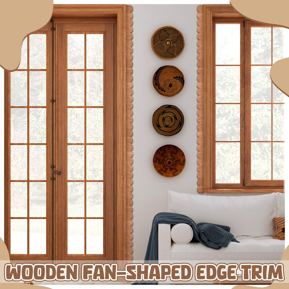 Threehoney lightweight wood trim easy to handle during installation.