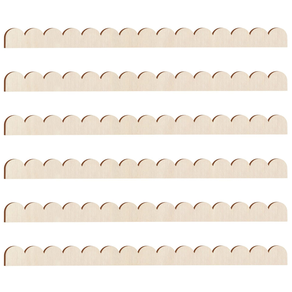 Threehoney scalloped trim close-up edge for precise decorative detail.
